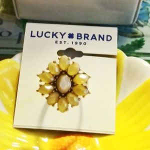 Lucky Brand Flower Ring NWT